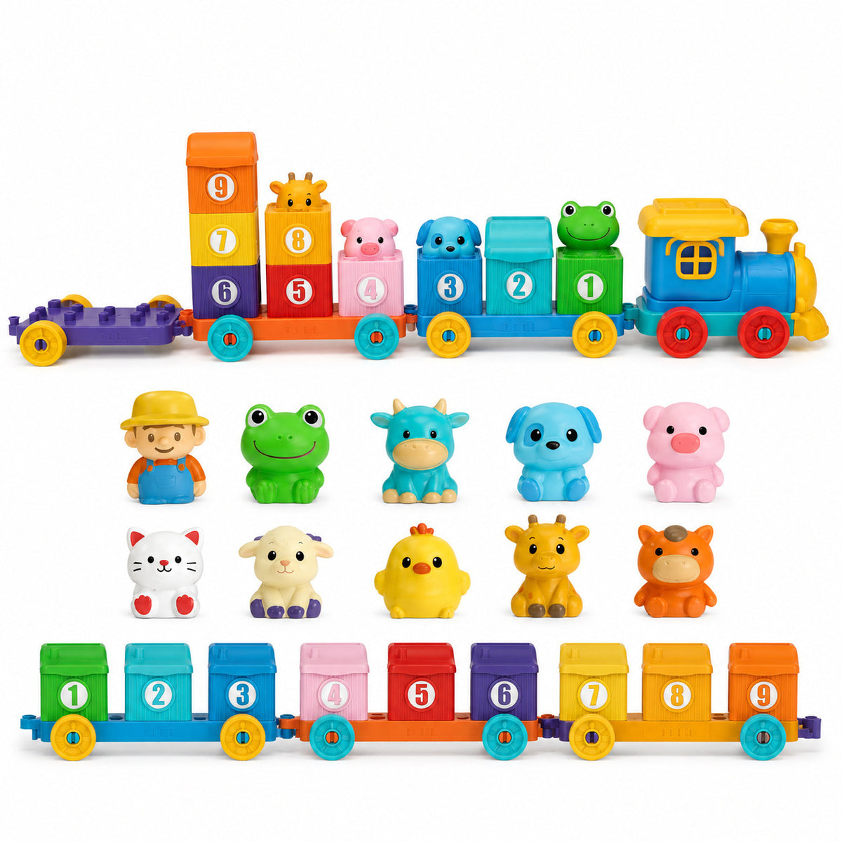 Digital animal assembly train