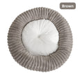Striped Rabbit Fur Brown