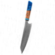 Blue handle cutting knife