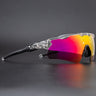 Transparent Frame Red Lens
