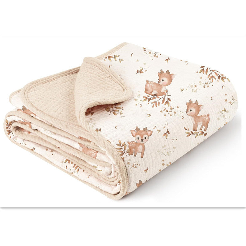 Gauze Cotton Baby Blanket | lifestyle in use scene