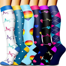 Progressive compression and knee-length compression stockings