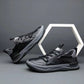Mens lace up sneaker with a stitched midsole edge running around the whole shoe