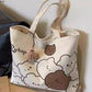 Casual Cartoon Bear Canvas | on-set styling