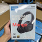 Runner wearing Bluetooth headband on morning jog