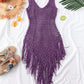 Bohemian Crochet Beach Cover-Up Top