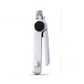 White pet nail clipper and grinder full view with clear guard and power button