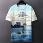 Men S Digital Print T Shirt Streetwear Casual Top