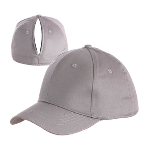 Ponytail Cap Automatic Magnetic Suction Cap Solid Color Adult Baseball Cap Sports Cap Quick Drying Cap Mz033 Gorros
