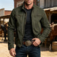 Mens Retro Casual Jacket | morning natural light styling