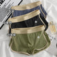 Men's boxer briefs showing the shaped U pouch front and contrast leg edges