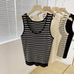 Sleeveless camisole side profile showing slim armhole