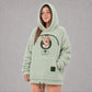 Flannel hoodie