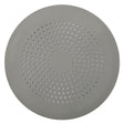 Round flat gray
