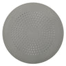 Round flat gray