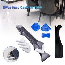 Caulking and Grout Finishing Tool Kit with Metal Scraper