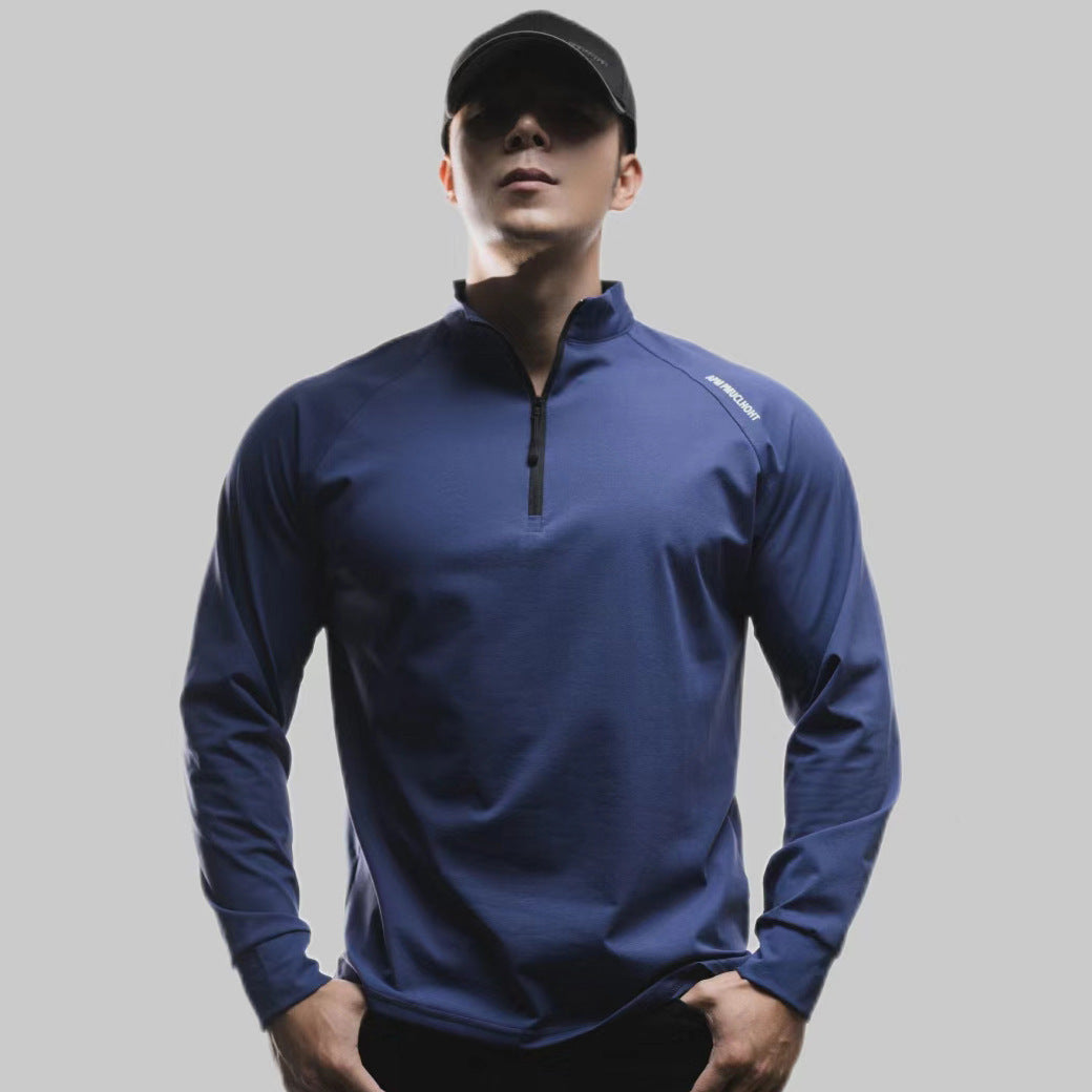 Men's Quick-Dry Half-Zip Long | detail of finish and build