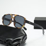 Tortoise Frame Black Temple Gray Lens
