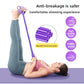 Resistance pedal trainer set up for a sit-up and arm row routine