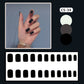 Cs01 40 Wearing Nail Art Finished Nail Pieces Long Frosted Nail Pieces