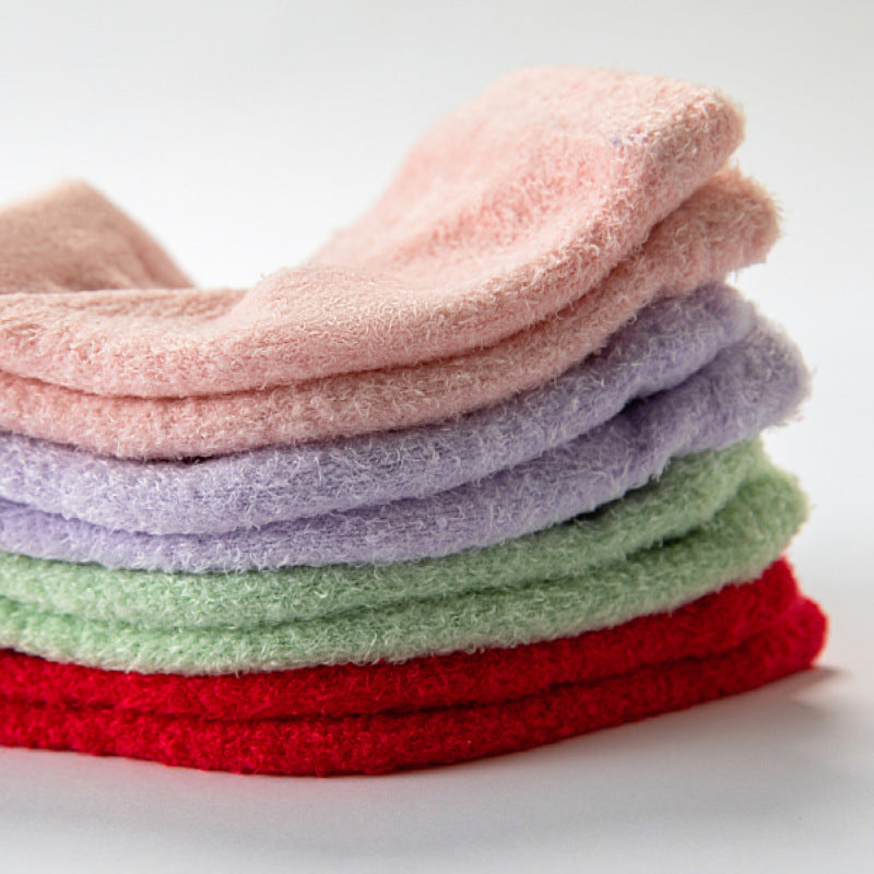 Feather Yarn Whitening Spa Heel Socks