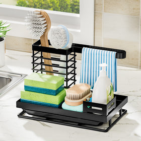Kitchen Sink Caddy Organizer with Drip Tray