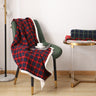 Red and Blue Plaid / 140x200 cm | 55x79 in