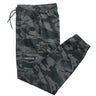 Black and gray camouflage six pockets