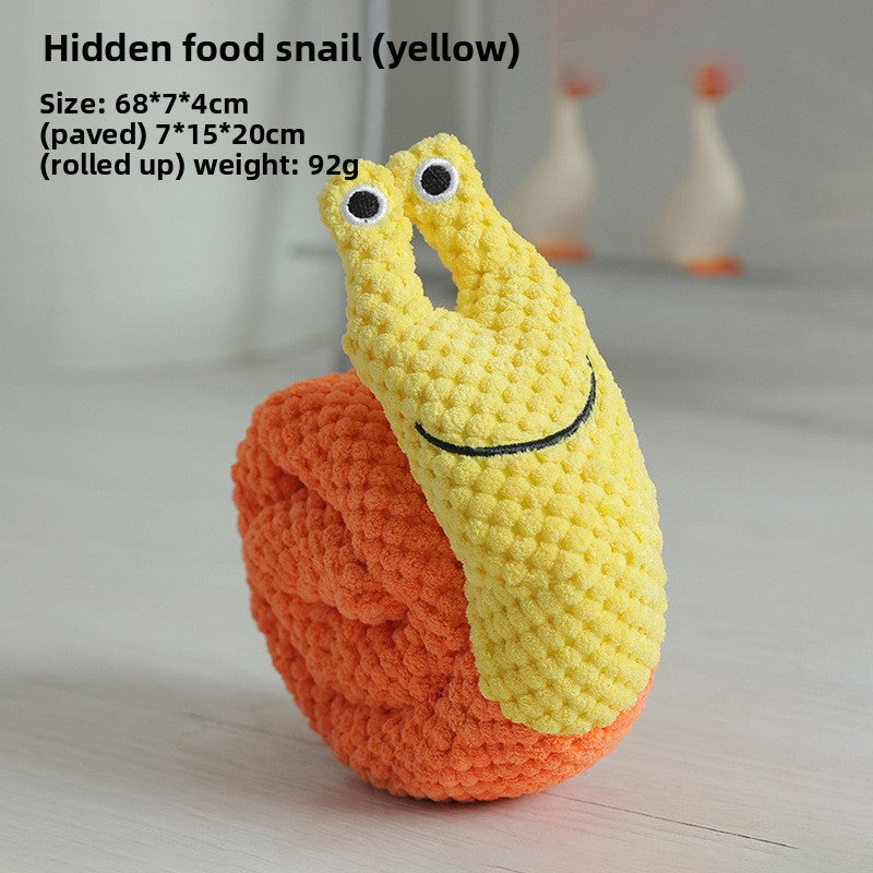 Plush squeaky dog toy in a textured corn velvet body, one design from the assorted shape range