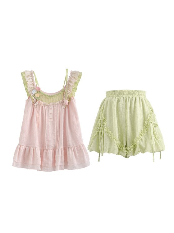 Floral Sleeveless Top and