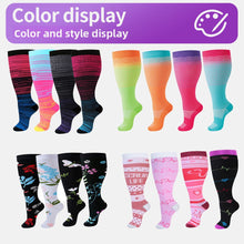 Plus Size Compression Socks for Wide Calves