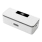 White Gen2 8 step portable food sealing machine with a digital display and a gray side slider