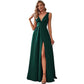 Elegant Sleeveless Long Swing | side profile detail