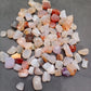 Loose decorative stone lot of glossy agate pebbles in several colours