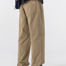 Mens Straight Leg Casual Cotton Pants
