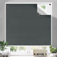Blackout curtain panel styled across a sunlit window frame