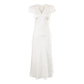 Polka Dot Lace Puff Sleeve Dress | instruction reference image