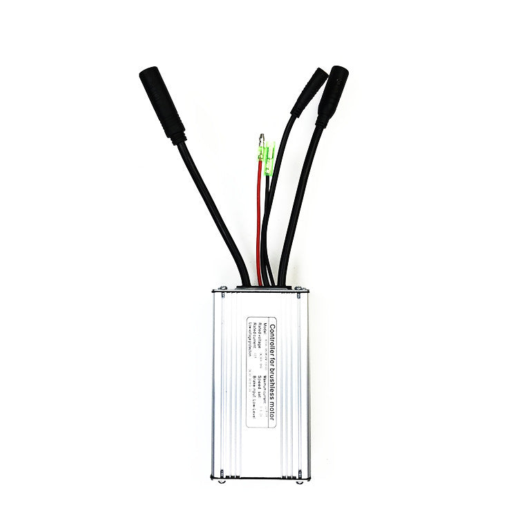 E-bike motor controller from above, case label reading Controller for brushless motor