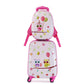 Bus and traffic print kids trolley case rolling upright on spinner wheels