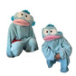 Cartoon Fish Monster One-Piece Pajamas