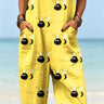 Yellow Black Bee Print