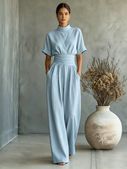 Wide-leg jumpsuit