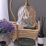 Dimmer / EU Plug / Glass Lily India Green Base D15xH33cm