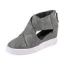 Zipper Wedge Women's Shoes