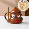 Naughty poop cup  spoon  gift bag