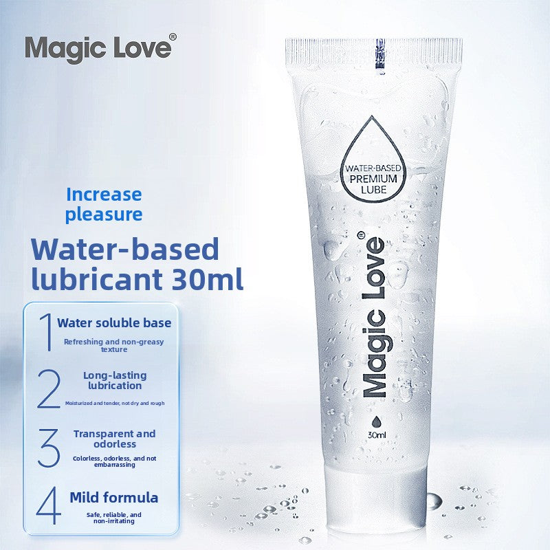 A Clear Glide That Rinses Clean With Water