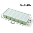 6 Cavities Strip Tray, Light Green