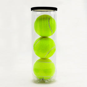 Yellow Green Padel Balls with 47% Wool Felt, Can of 3
