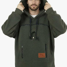 Fleece Pet Pouch Hoodie for Cats and Small Dogs, Unisex