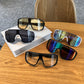 Soft rubber nose pads detail on sports sunglasses bridge